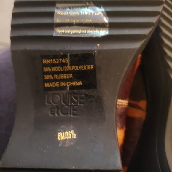 Louise Et Cie Women's Zareb Cow Hair Fur Bootie Size 6 NEW - Picture 8 of 8